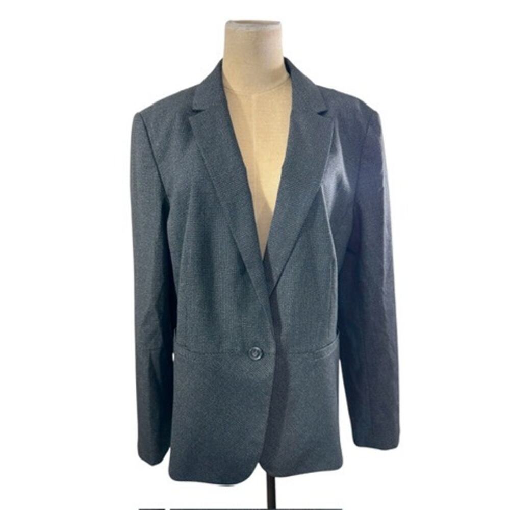 "ANN TAYLOR" Women's Blazer Size 16 Secretary Office Lawyer Classic Sexy Hepburn